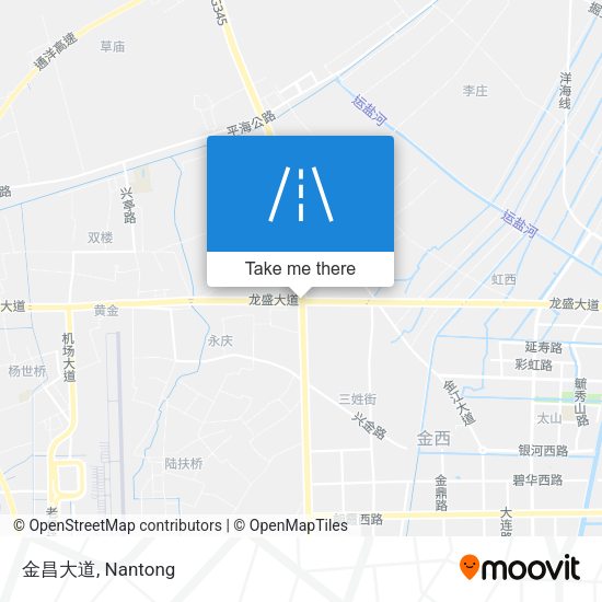 金昌大道 map
