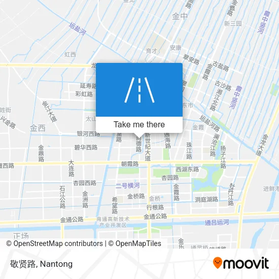敬贤路 map