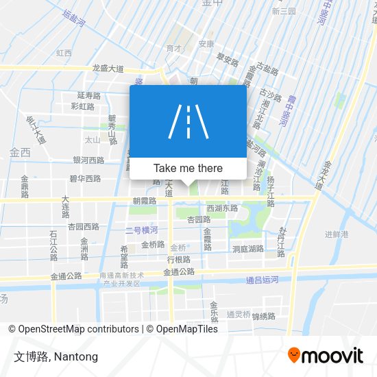 文博路 map