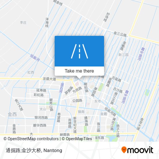 通掘路;金沙大桥 map