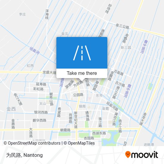 为民路 map