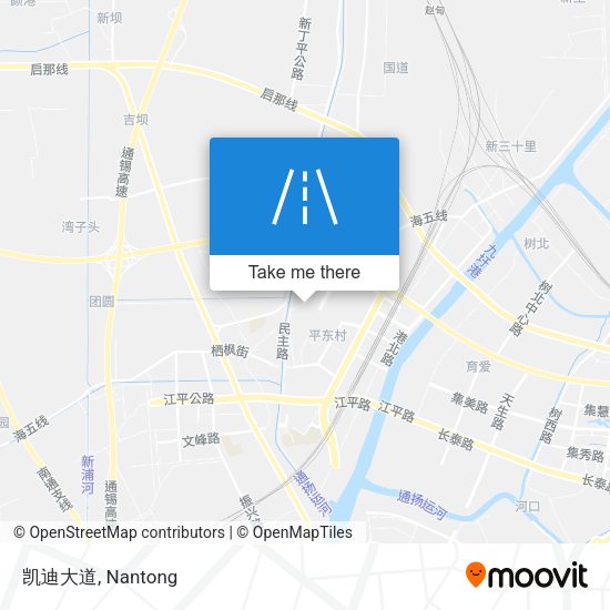 凯迪大道 map