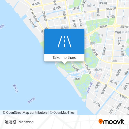 渔渡桥 map