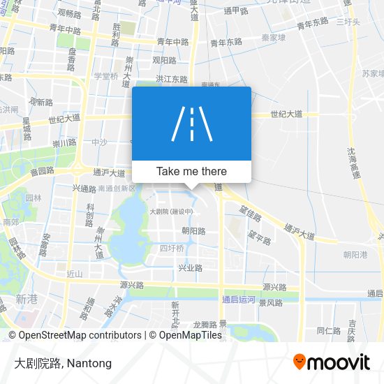 大剧院路 map