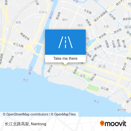 长江北路高架 map