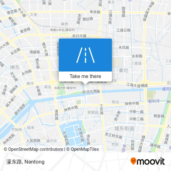 濠东路 map