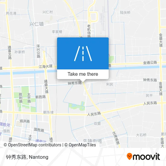 钟秀东路 map
