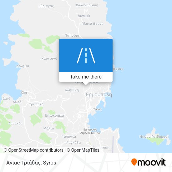 Άγιας Τριάδας map