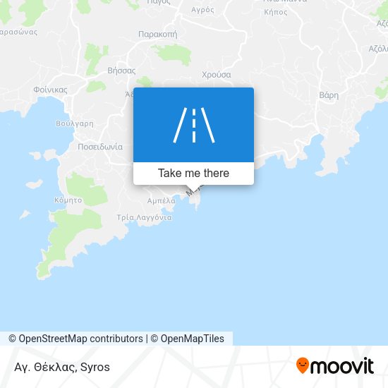 Αγ. Θέκλας map