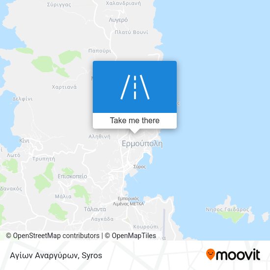 Αγίων Αναργύρων map