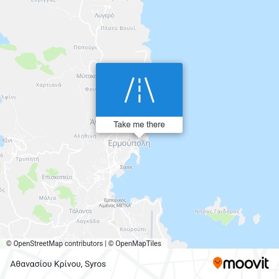 Αθανασίου Κρίνου map