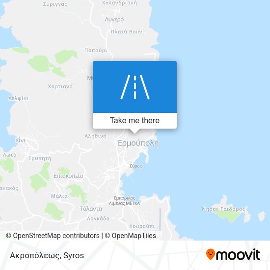 Ακροπόλεως map