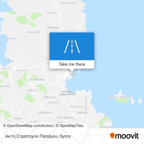 Ακτή Στρατηγού Παπάγου map