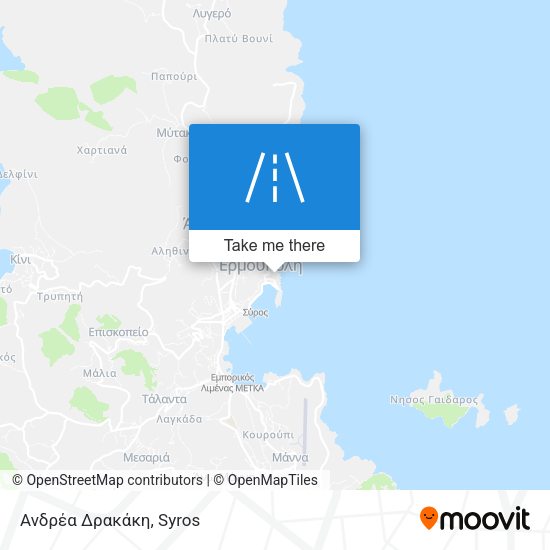 Ανδρέα Δρακάκη map