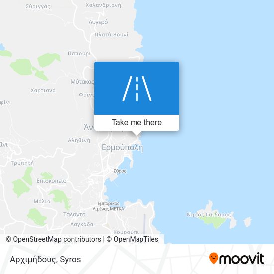 Αρχιμήδους map
