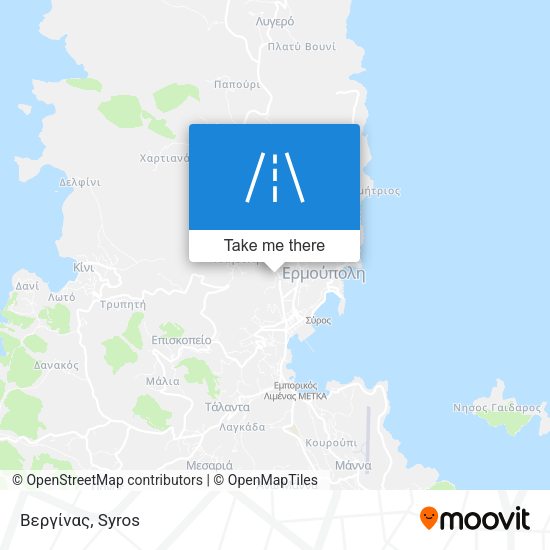 Βεργίνας map
