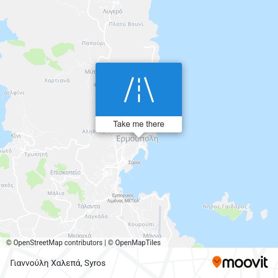 Γιαννούλη Χαλεπά map