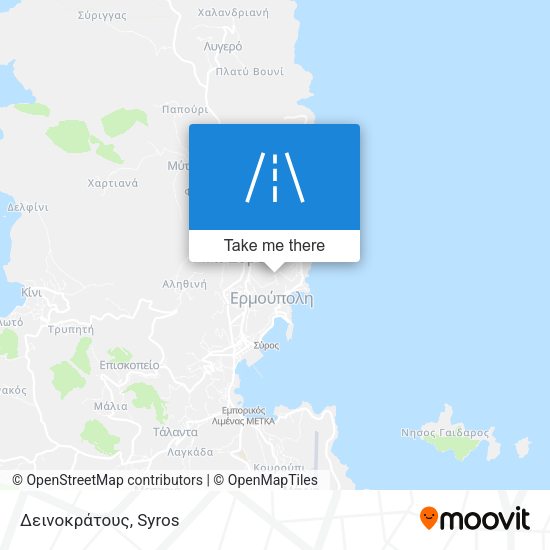 Δεινοκράτους map