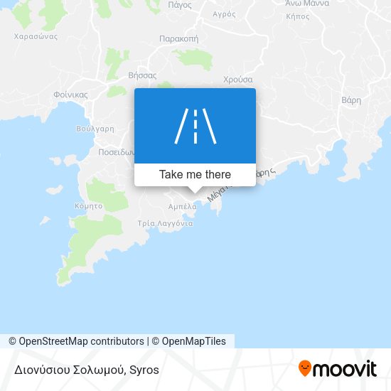 Διονύσιου Σολωμού map