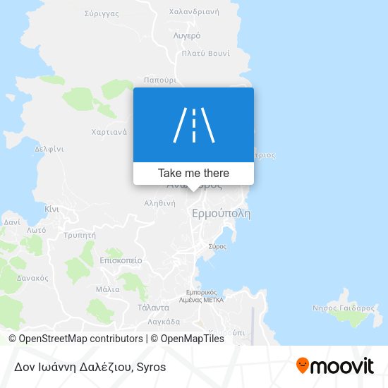 Δον Ιωάννη Δαλέζιου map