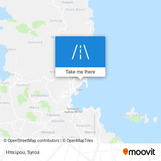Ηπείρου map