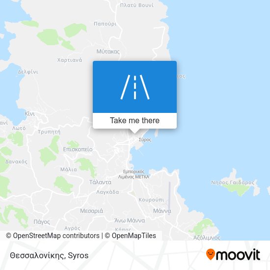 Θεσσαλονίκης map