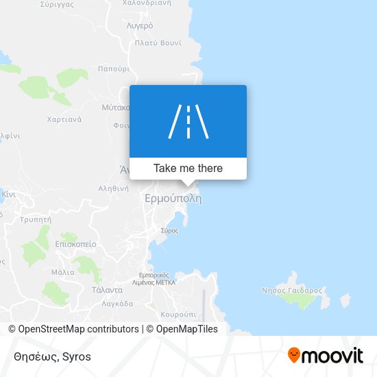Θησέως map
