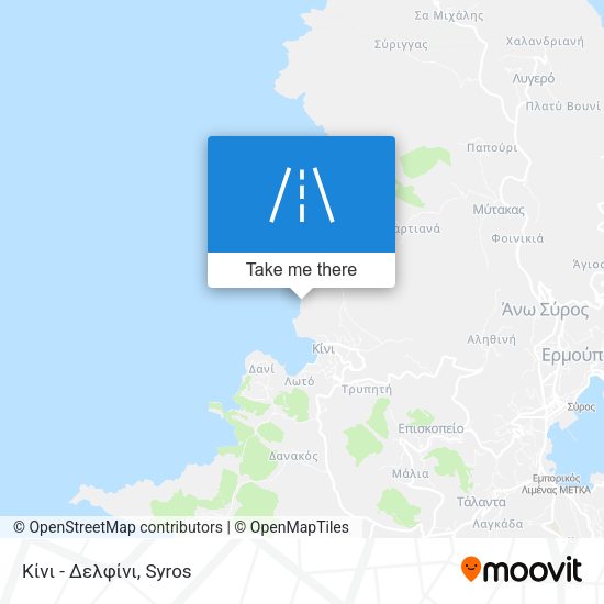 Κίνι - Δελφίνι map