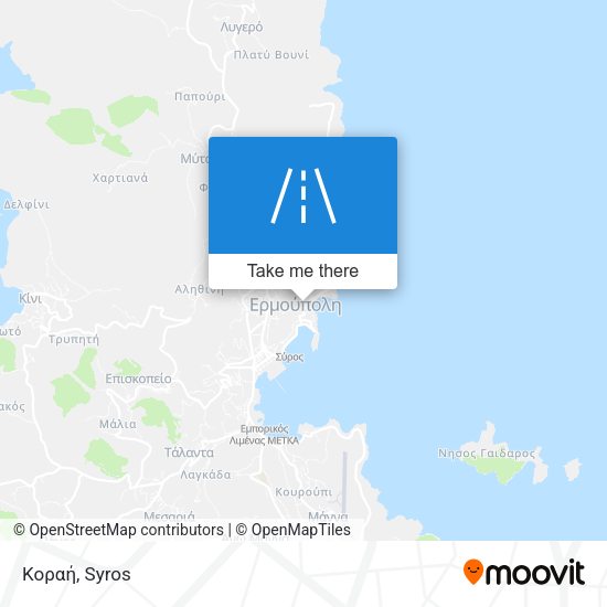 Κοραή map