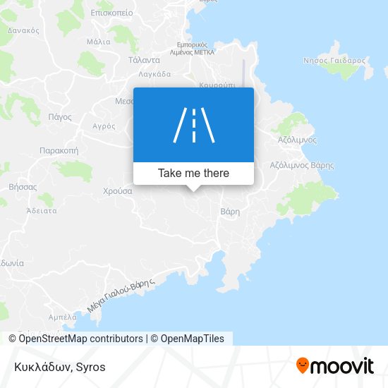 Κυκλάδων map