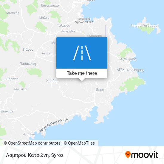 Λάμπρου Κατσώνη map