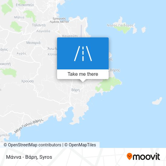 Μάννα - Βάρη map