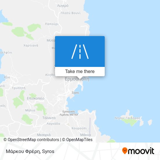 Μάρκου Φρέρη map
