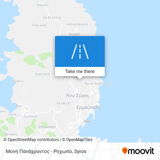 Μονή Πανάχραντος - Ρηχωπό map