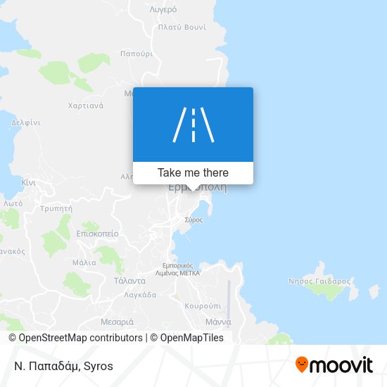 Ν. Παπαδάμ map