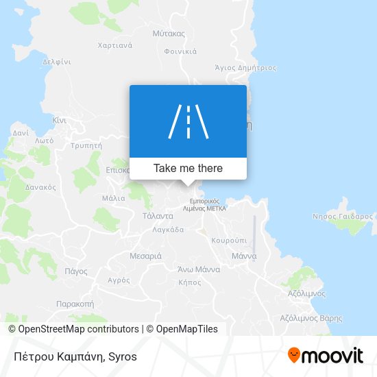 Πέτρου Καμπάνη map