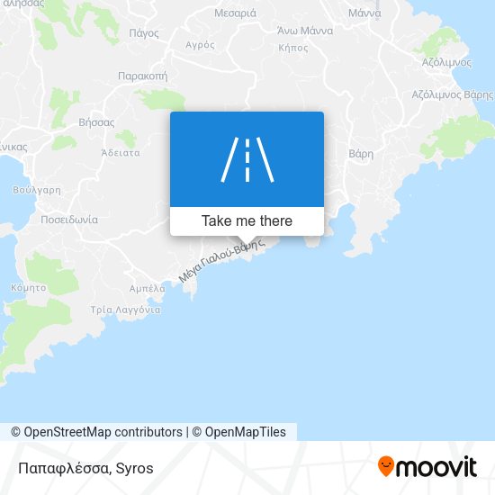 Παπαφλέσσα map
