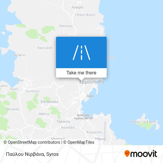 Παύλου Νιρβάνα map