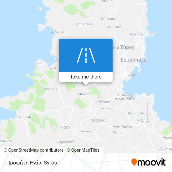 Προφήτη Ηλία map