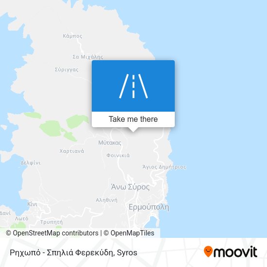 Ρηχωπό - Σπηλιά Φερεκύδη map