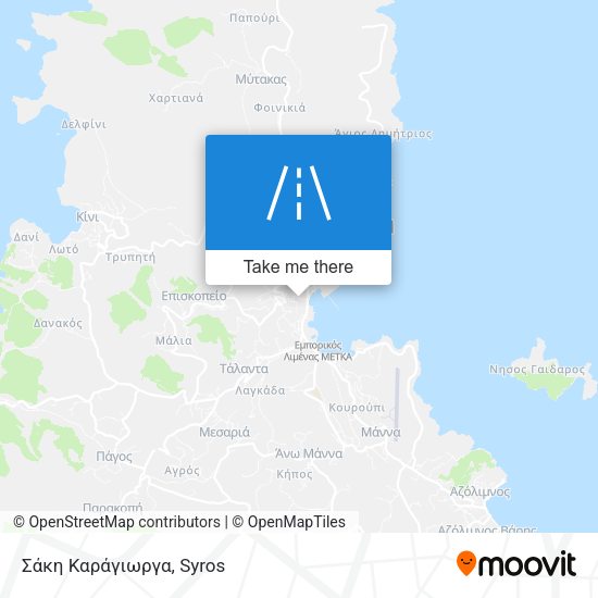 Σάκη Καράγιωργα map