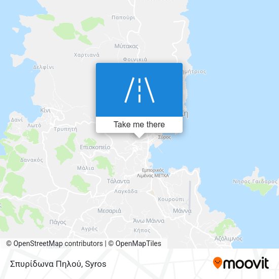 Σπυρίδωνα Πηλού map