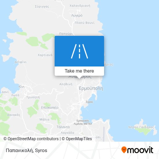 Παπανικολή map