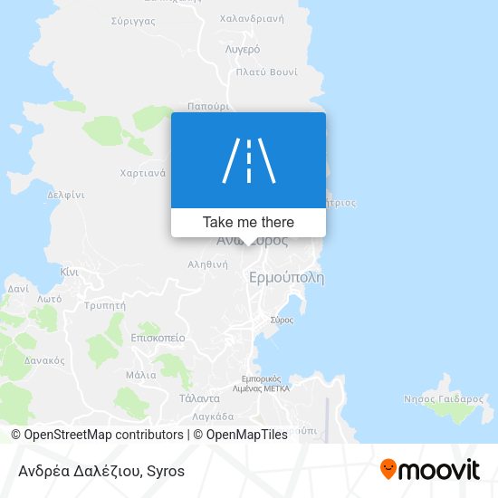 Ανδρέα Δαλέζιου map