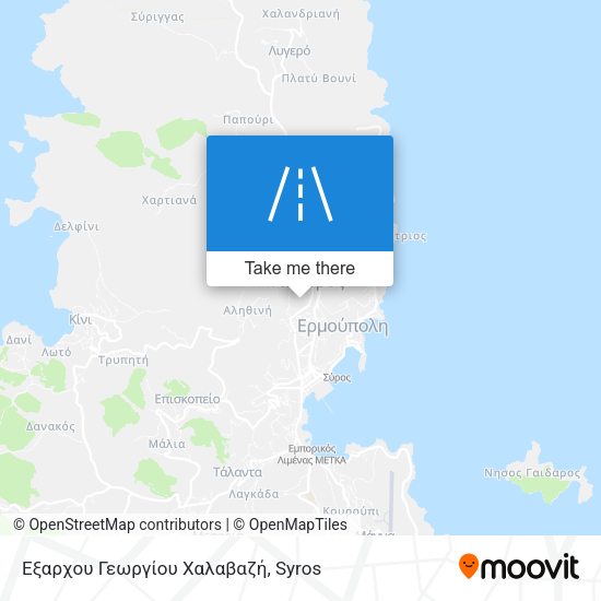 Εξαρχου Γεωργίου Χαλαβαζή map
