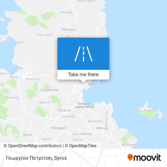 Γεωργίου Πετρίτση map