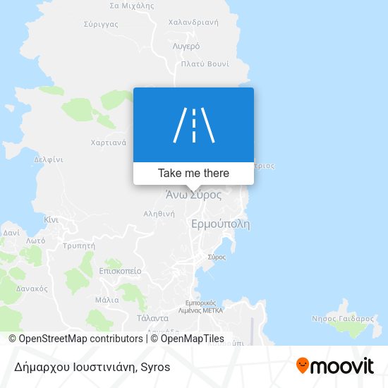Δήμαρχου Ιουστινιάνη map