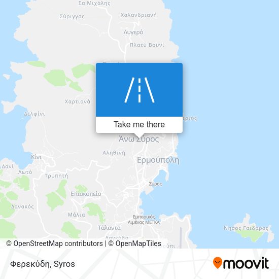Φερεκύδη map