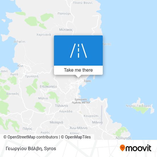 Γεωργίου Βάλβη map