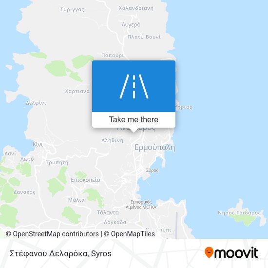 Στέφανου Δελαρόκα map